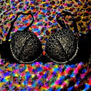 Black, Lacey bra